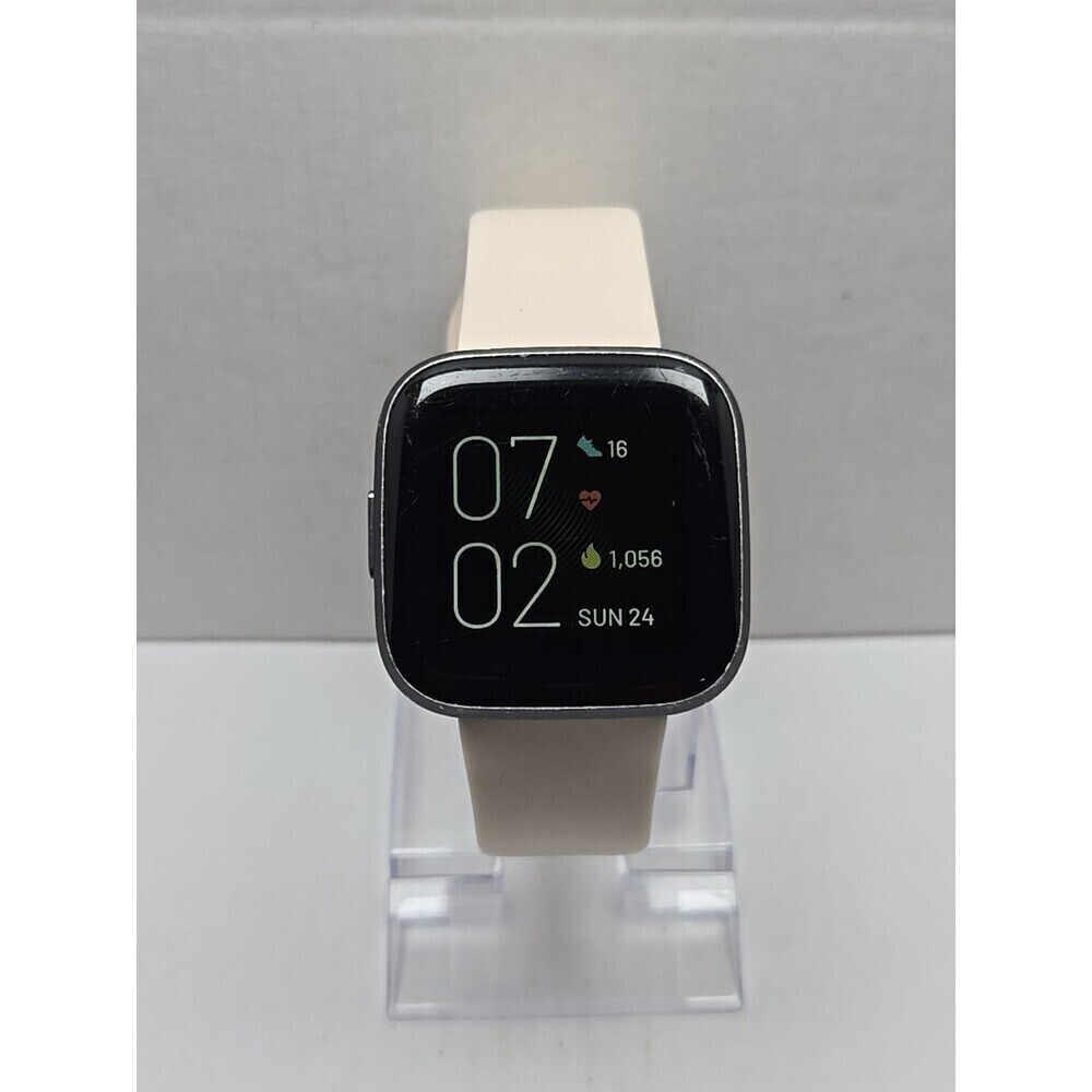 Fitbit Versa 2 Smartwatch Gray 40mm Alexa WR50M Always On Display W/ Charger